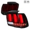 Spec-D Tuning 99-04 Ford Mustang Ford Mustang Sequential LED Tail Light - Red/Smoke LT-MST99RGLED-SQ-TM - alternate 1